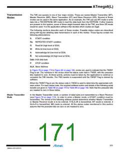 浏览型号ATMEGA8L-8MUR的Datasheet PDF文件第171页