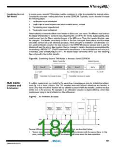 浏览型号ATMEGA8L-8MUR的Datasheet PDF文件第184页