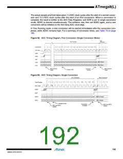 浏览型号ATMEGA8L-8MUR的Datasheet PDF文件第192页
