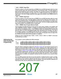 浏览型号ATMEGA8L-8MUR的Datasheet PDF文件第207页