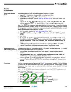 浏览型号ATMEGA8L-8MUR的Datasheet PDF文件第221页