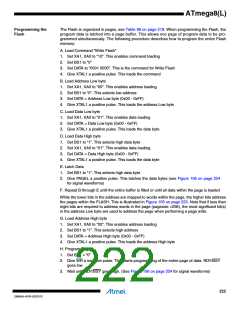 浏览型号ATMEGA8L-8MUR的Datasheet PDF文件第222页