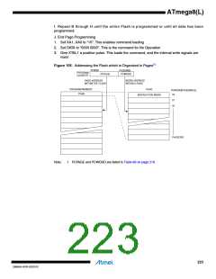 浏览型号ATMEGA8L-8MUR的Datasheet PDF文件第223页