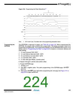 浏览型号ATMEGA8L-8MUR的Datasheet PDF文件第224页