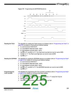 浏览型号ATMEGA8L-8MUR的Datasheet PDF文件第225页