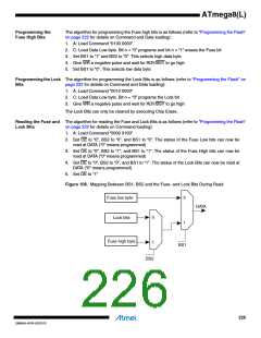 浏览型号ATMEGA8L-8MUR的Datasheet PDF文件第226页