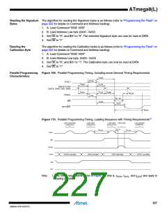 浏览型号ATMEGA8L-8MUR的Datasheet PDF文件第227页
