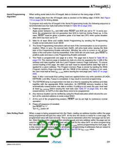 浏览型号ATMEGA8L-8MUR的Datasheet PDF文件第231页