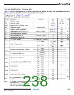 浏览型号ATMEGA8L-8MUR的Datasheet PDF文件第238页