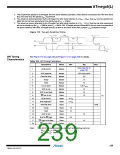 浏览型号ATMEGA8L-8MUR的Datasheet PDF文件第239页