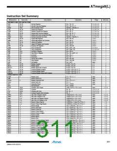 浏览型号ATMEGA8L-8MUR的Datasheet PDF文件第311页
