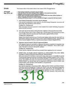 浏览型号ATMEGA8L-8MUR的Datasheet PDF文件第318页