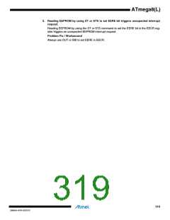 浏览型号ATMEGA8L-8MUR的Datasheet PDF文件第319页