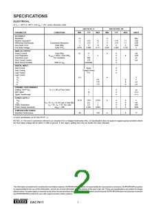 浏览型号DAC7611UB/2K5G4的Datasheet PDF文件第2页