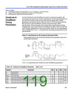 浏览型号EPF10K10QC208-4的Datasheet PDF文件第119页
