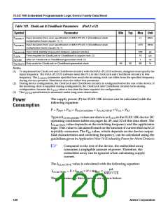 浏览型号EPF10K10QC208-4的Datasheet PDF文件第120页