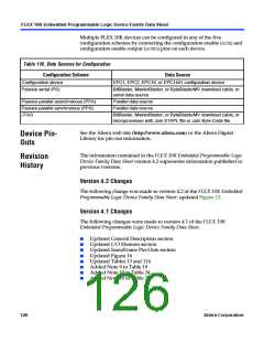 浏览型号EPF10K10QC208-4的Datasheet PDF文件第126页