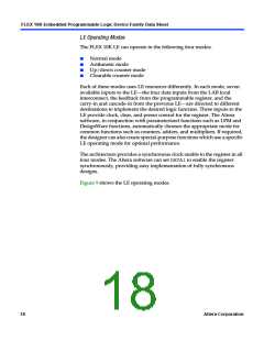 浏览型号EPF10K10QC208-4的Datasheet PDF文件第18页