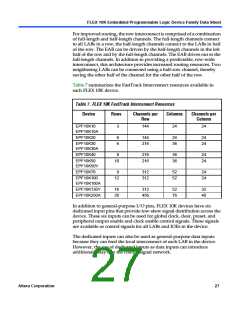 浏览型号EPF10K10QC208-4的Datasheet PDF文件第27页
