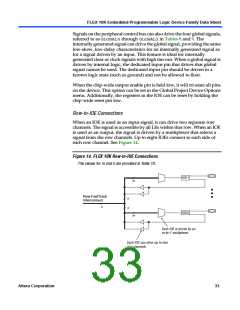 浏览型号EPF10K10QC208-4的Datasheet PDF文件第33页