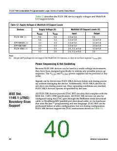 浏览型号EPF10K10QC208-4的Datasheet PDF文件第40页