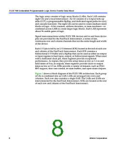 浏览型号EPF10K10QC208-4的Datasheet PDF文件第8页