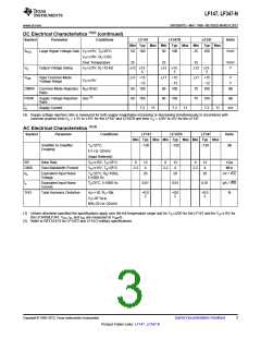 浏览型号LF347N/PB的Datasheet PDF文件第3页