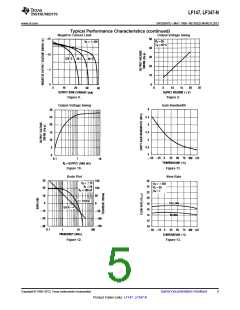 浏览型号LF347N/PB的Datasheet PDF文件第5页