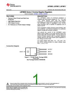 浏览型号LM79M05的Datasheet PDF文件第1页