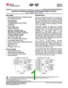 浏览型号ADS1278的Datasheet PDF文件第1页