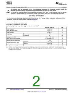 浏览型号ADS1278的Datasheet PDF文件第2页