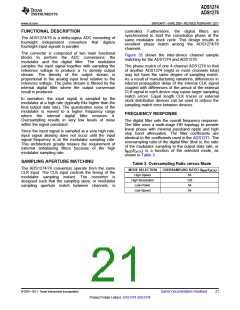 浏览型号ADS1278的Datasheet PDF文件第21页