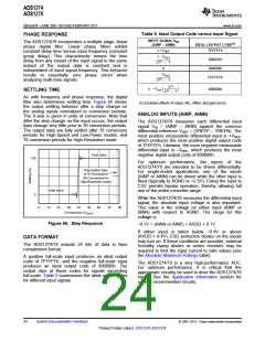 浏览型号ADS1278的Datasheet PDF文件第24页