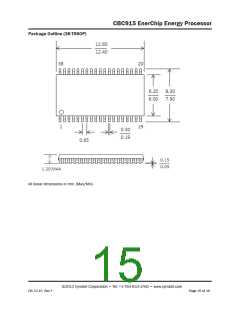 浏览型号CBC915-ACB的Datasheet PDF文件第15页