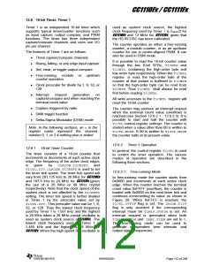 浏览型号CC1110F32RHHR的Datasheet PDF文件第112页