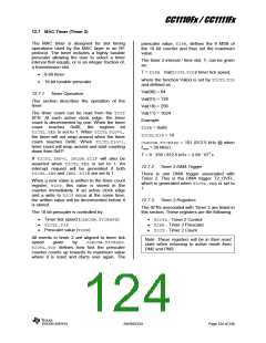 浏览型号CC1110F32RHHR的Datasheet PDF文件第124页