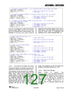 浏览型号CC1110F32RHHR的Datasheet PDF文件第127页