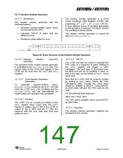 浏览型号CC1110F32RHHR的Datasheet PDF文件第147页