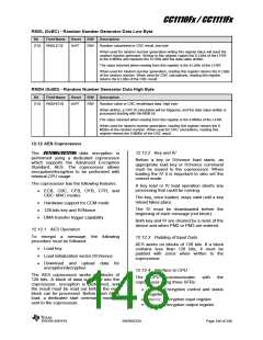 浏览型号CC1110F32RHHR的Datasheet PDF文件第148页