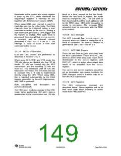 浏览型号CC1110F32RHHR的Datasheet PDF文件第149页