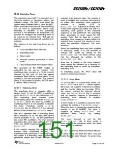 浏览型号CC1110F32RHHR的Datasheet PDF文件第151页