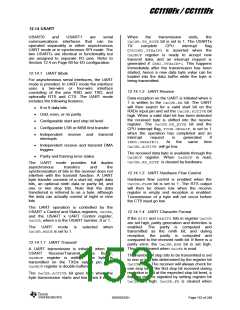 浏览型号CC1110F32RHHR的Datasheet PDF文件第153页