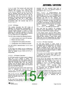 浏览型号CC1110F32RHHR的Datasheet PDF文件第154页