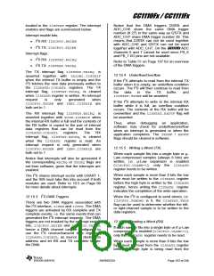 浏览型号CC1110F32RHHR的Datasheet PDF文件第163页