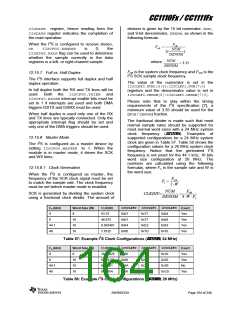 浏览型号CC1110F32RHHR的Datasheet PDF文件第164页