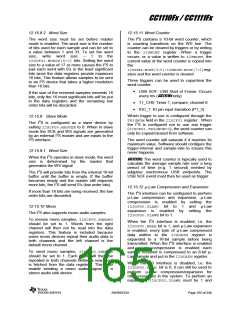 浏览型号CC1110F32RHHR的Datasheet PDF文件第165页