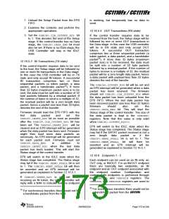 浏览型号CC1110F32RHHR的Datasheet PDF文件第173页