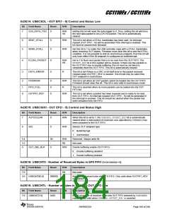 浏览型号CC1110F32RHHR的Datasheet PDF文件第184页