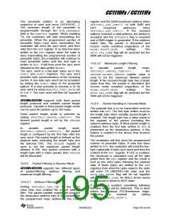 浏览型号CC1110F32RHHR的Datasheet PDF文件第195页