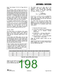 浏览型号CC1110F32RHHR的Datasheet PDF文件第198页